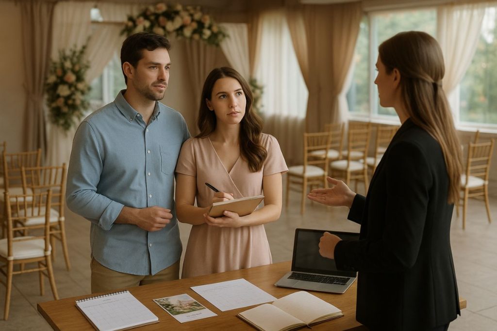 Questions to Ask at Wedding Venue Tours