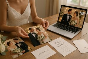 How to Convert Wedding Photos to JPG for Invitations