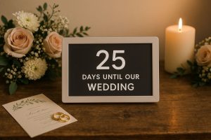 Creative Ways to Display Wedding Countdown Timers